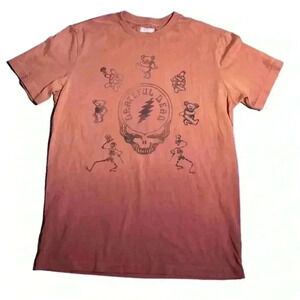 The‎ Greatful Dead Tailgate Orange Ombré T-Shirt, Size small